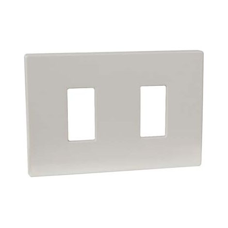 PLACCA COPRIFRUTTI VENUS MARLANVIL - RESINA AVORIO POSTI 2 MM 115X80- 20 pezzi