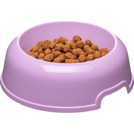 Ciotola per cani e gatti in plastica riciclata 3 litri Ø 33,5 cm con bordo antiscivolo e maniglie laterali Ferplast