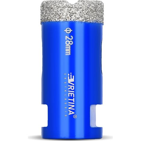 Foret diamanté pour carrelage M14 - 28 mm - Foret diamanté pour verre et carrelage humide / sec - Couronne de forage pour meuleuse d'angle - Scie cloche diamant - Pour carrelage, marbre, granit, (1/5)