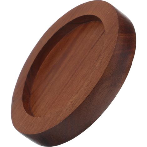 Support pour Moulin à Poivre et Sel Plateau Bois Rond Base Stable (1/5)