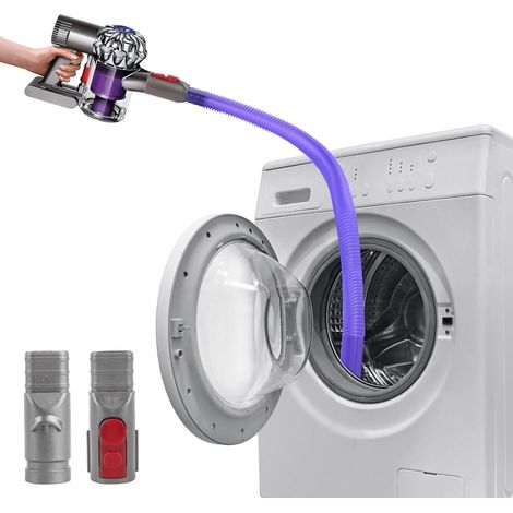 Suceur plat pour aspirateurs V15 V12 V11 V10 V8 V7 V6, flexible compatible avec tuyau d'extension d'aspirateur - Accessoire pour (violet) (1/5)