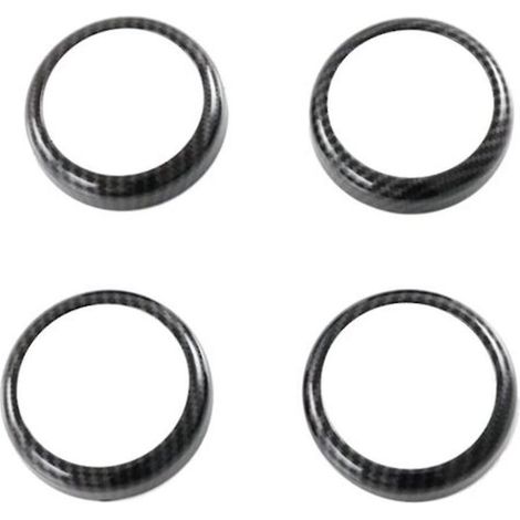 Autocollant décoratif extérieur motif fibre de carbone pour tweeter de voiture quatre portes Atto 3 2021-2023-- (1/5)