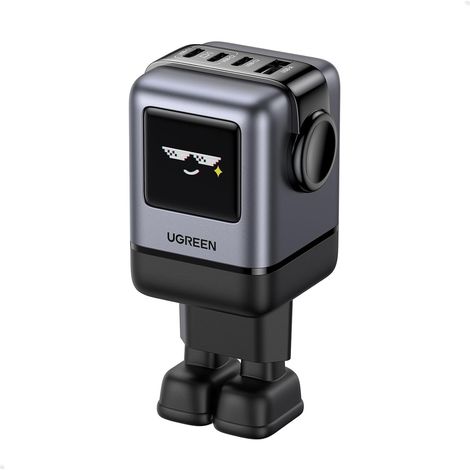 100W 4 Ports Chargeur USB C Rapide en Forme de Robot  Compatible avec 17 Pro Max Air 16 15 14 13 12 PPS 45W 25W S26 S25 S24 S23 Pixel 10 9 MacBook Pro Air (1/5)