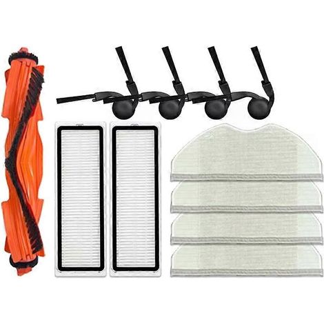 Filtre pour aspirateur brosse pour aspirateur Filtre de brosse pour aspirateur filtre de avec Xiaomi Mijia S40 / OV81 Aspirateur de remplacement Main Side Brosse HEPA Filtres Lavable Serpillière Cloth (1/5)