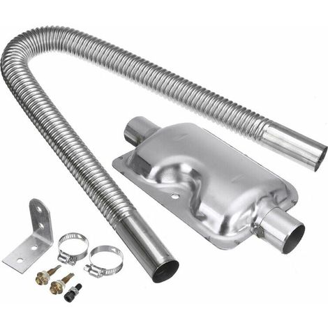Chauffage Diesel Air - Parking 600mm - Échappement 24mm - Silencieux - Kit (1/5)
