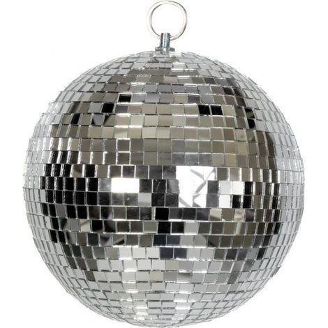 Boule disco Ø 20 cm Petite - Boule disco Miroir Argenté - Décoration Lampe Disco pour Chambre d'Enfant, Fête, Espace, Planète, Festival (1/5)