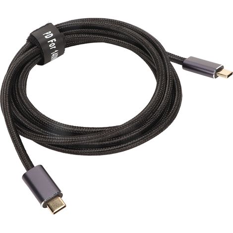 Câble de Charge Rapide USB-C 140W PD3.1, Transmission 10Gbps USB2.0, Portable pour Bureau et Voyage, Longueur 200cm (1/5)