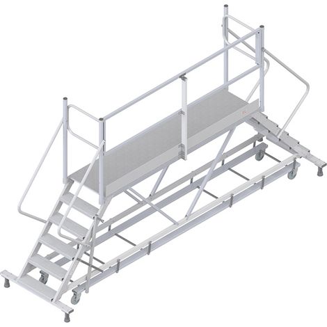 Plateforme 8 marches - Hauteur max. de travail 3.60m - PTF108-DA