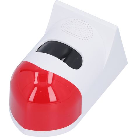 Alarme solaire antivol pour exploitation agricole et verger, avec signal sonore et lumineux, à détection de présence infrarouge et clignotant. (1/5)