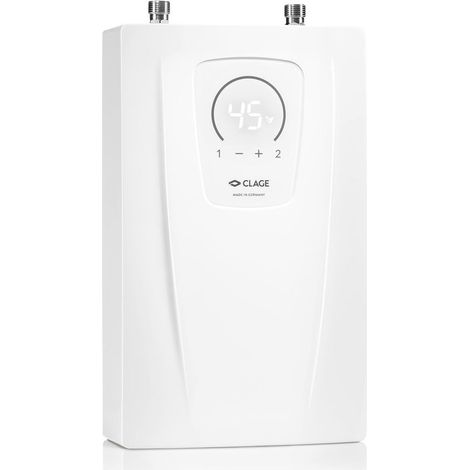 CLAGE CEX-U, Scaldabagno istantaneo compatto elettronico, 11 - 13,5 kW / 400 V, Sottolavello, 2400-26413