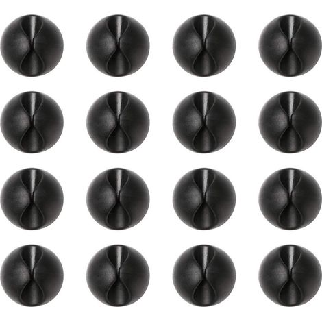 Clips Câble Rangements de câbles et serre-câbles Maintient Cache-câbles pour Fils Electriques Charge 16pcs (1/5)