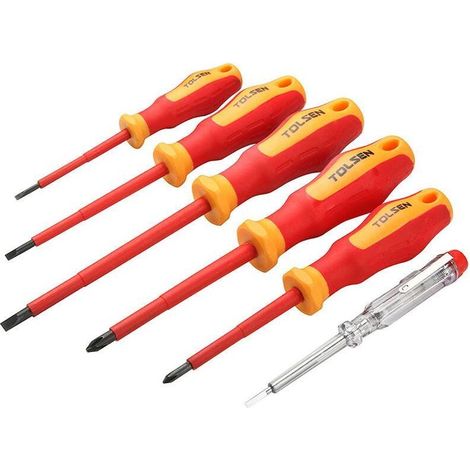 JEU DE 6 TOURNEVIS MIXTES VDE ERR 35081T (1/2)
