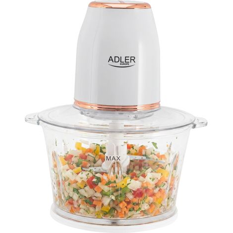 Rallador de cocina, 500 vatios, capacidad de 2 litros, 4 cuchillas, 2 velocidades, certificado CE. (1/5)