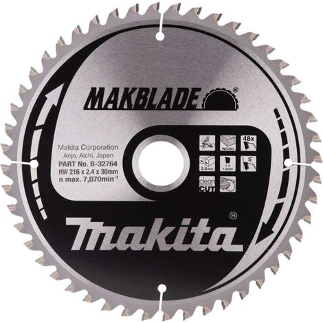 Makita - Sägeblatt Holz, 216x30 mm, 48 Zähne B-32764