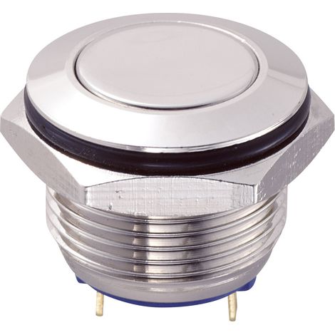 TRU COMPONENTS 701802 GQ16F-10/J/N Vandalismusgeschützter Drucktaster 48 V/DC 2 A 1 x Aus/(Ein) tast
