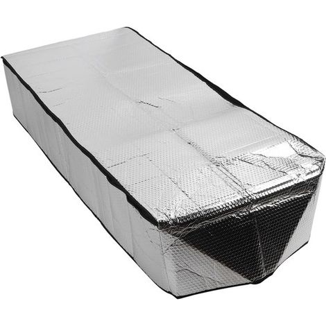 Tela aislante para escaleras de ático,cubierta gruesa de ahorro energético de 26 x 55 pulgadas para escaleras de ático con doble burbuja