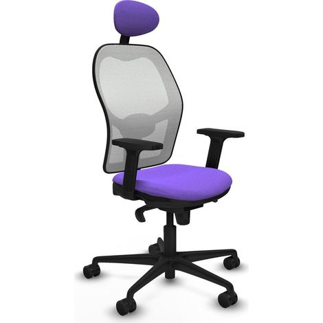 piqueras-y-crespo Chaise Ergonomique Luxe velours lilas (1/3)