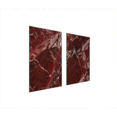 PLACA PROTECTORA DE VIDRIO PARA ESTUFA 75x52 MÁRMOL (1/5)