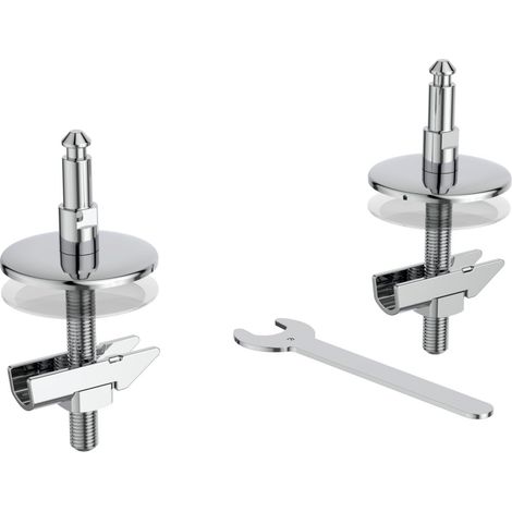 Ideal Standard - Multi Suites, Set di cerniere per sedile copriwater serie i.life A, EW05667, Neutro