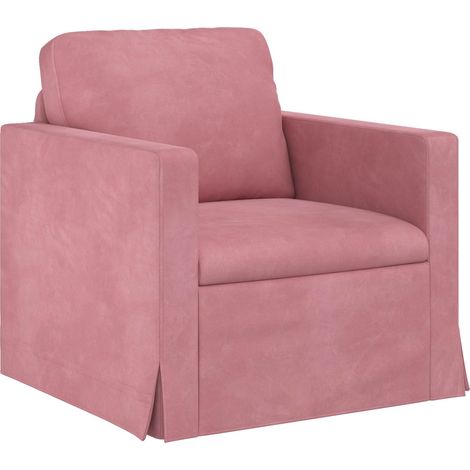 Canapé Rose 78 x 78 x 80 cm Velours (1/5)