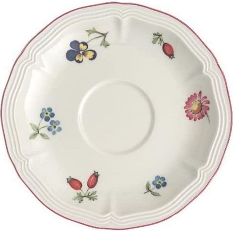 Villeroy & Boch Petite Fleur Piattino per Tazzina da Caffè, 13 cm, Porcellana Premium, Multicolore (1/2)