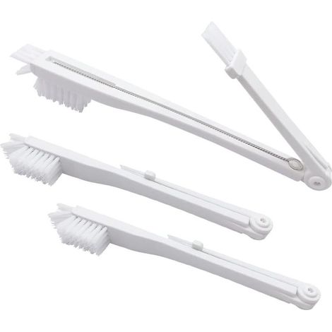 Brosse à Bouteille Multi-usages - 3 brosses à Bouteille et à Paille, Brosse à crevasses, pour la Maison, la Cuisine et la Salle de Bain (1/5)