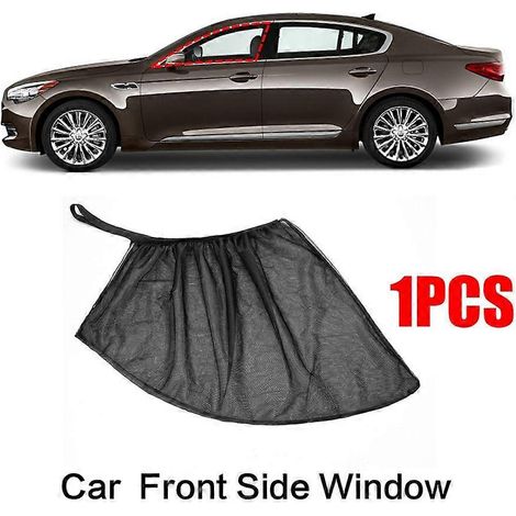 Pare-soleil latéral arrière universel pour vitres latérales de voiture, visière anti-moustiques en tissu, accessoire auto (1 pièce). (1/5)