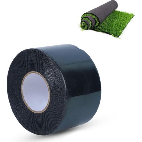 Ruban de Couture Gazon Artificiel Double Face, Bande de Raccordement Autocollante pour Joints de Pelouse, Bande de Liaison pour Tapis d'extérieur, Bande Adhésive de Fixation (1/5)