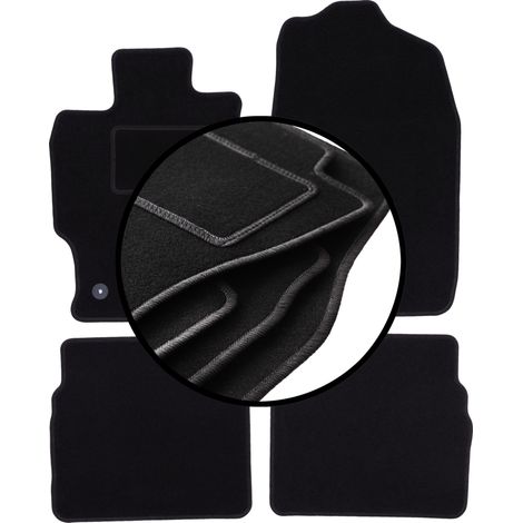 Komplettset Veloursmatten für: Mazda 6 II GH Limousine, Kombi, Liftback, Fließheck (2007-2012)