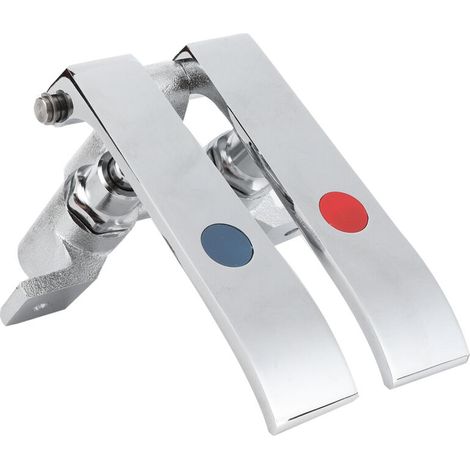 Grifo de latón con rosca G1/2, accesorios de grifería para bar, hotel, restaurante, comedor, válvula de rodilla de doble temperatura (1/5)