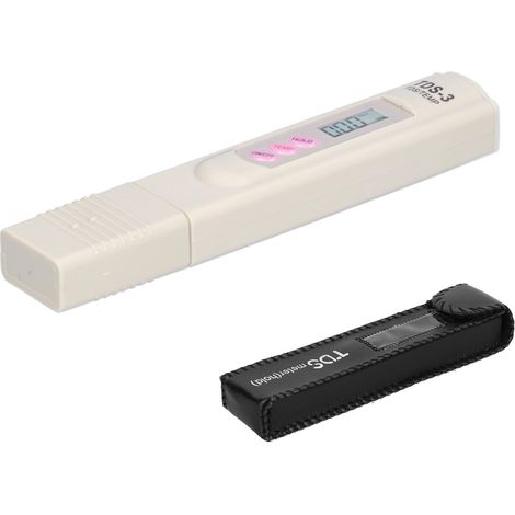 Testeur TDS numérique portatif 0-9990ppm - Détecteur qualité eau précis, stylo mesureur portable analyseur pureté eau potable