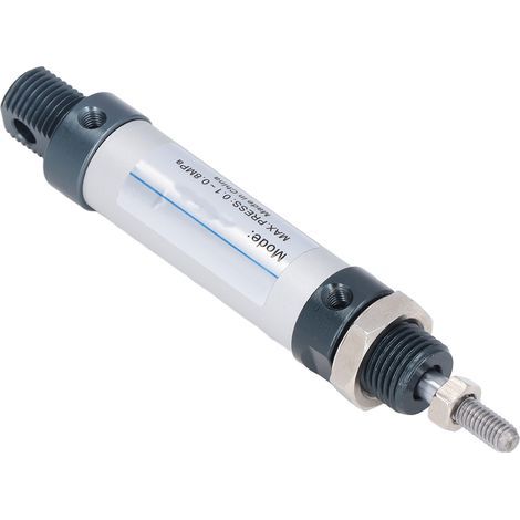 Mini-16-mm-Doppelwirkungs-Pneumatikzylinder aus Aluminiumlegierung MAL16x25, 0,1–0,8 MPa (1/5)