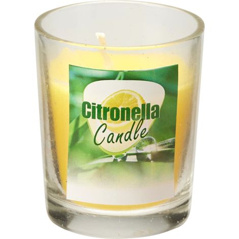 CANDELA ALLA CITRONELLA cm 5 x 6