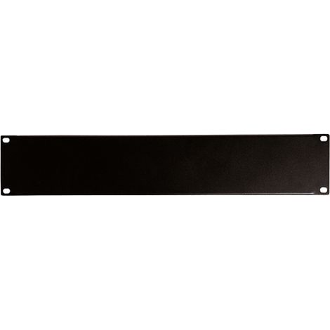 Panel Rack 19in Ciego Frontal 2U