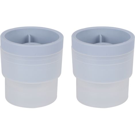 2 Pièces Moule à Glaçons Alimentaire Sans Odeur, Moules Flexibles pour Boules de Glace Rondes - Idéal Cuisine (1/5)