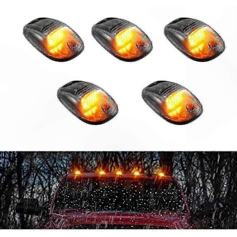 5 Stück Solar-LED-Positionsleuchten für LKW-Fahrerhäuser, kabellose Dachleuchten für Nutzfahrzeuge (1/5)