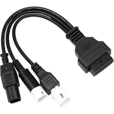 Adattatore diagnostico OBD2 per motociclette, da connettore a 3/4/6 pin a connettore a 16 pin. (1/5)