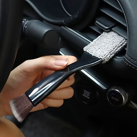 Brosse de nettoyage pour habitacle (Outil à poils doux) — Spécialisée pour le detailing automobile et le nettoyage intérieur