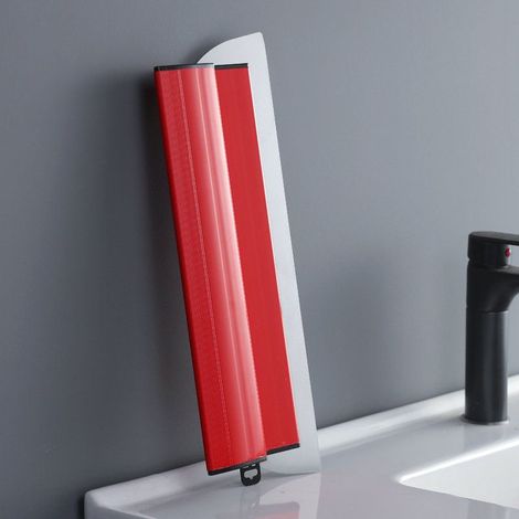 Spatule Surface Professionnelle Poignée Patule: Raclette Truelle Longue Acier Inoxydable Cloisons Plaque Plâtre Coupe Papier Peint Couteau Apprêt Protection Bords Lissage - Spatule Surface (1/5)