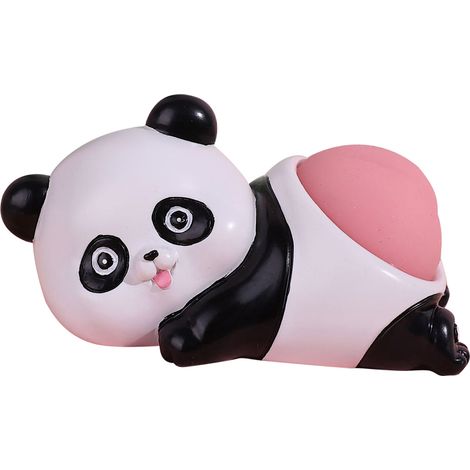 Niedliches Stressabbau-Spielzeug in Form eines Cartoon-Tier-Pos – Panda-Figur für Zuhause, Schreibtisch, Auto oder Büro (1/5)