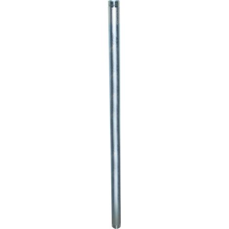 Prolongador de hierro galvanizado 1 metro macho 33x42 BOUTTÉ