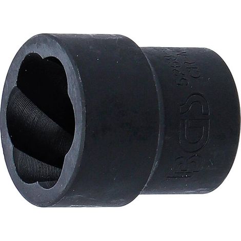 Douille Spiralée Extracteur de Vis 12,5 mm - Extraction Facile et Efficace, Acier, Pro - D-Work
