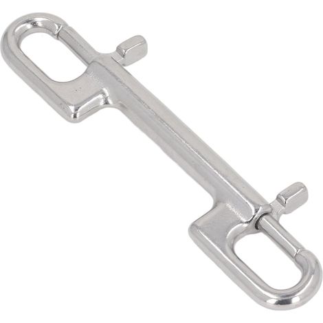 Mousqueton à double ouverture en acier inoxydable 316 – Clip de plongée pour gilet stabilisateur (BCD) et équipement, avec mécanisme à ouverture rapide pour une fixation sécurisée du matériel sous-mar (1/5)