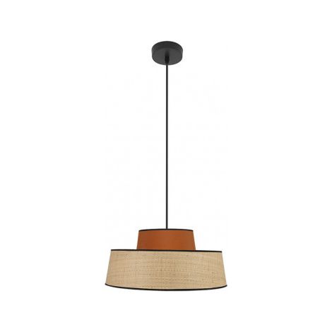 Colgante Jia 1xe27 Natural/calabaza Regx40x40 cm (1/2)
