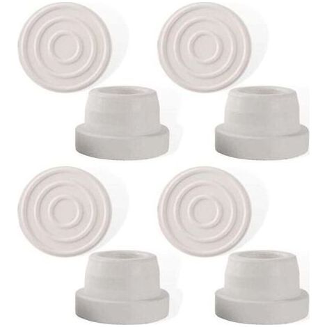 Lot de 4 butoirs en caoutchouc pour échelle de piscine, adaptés aux tubes de 4,8 cm de diamètre intérieur, bouchons pour échelle de piscine creusée, accessoires de protection pour revêtement de (1/5)