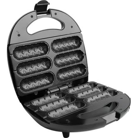 Appareil à saucisses 850 W - Machine antiadhésive 6 en 1 pour saucisses, pains à pizza, roulés à biscuits et plus encore, appareil de cuisine pour toute la famille (1/5)