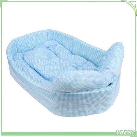 Lit pour chat - FAFEICY - Mignon - Pliable - Lavable - Bleu (1/5)