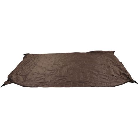Housse table tennis de table café – tissu Oxford 210D anti-poussière – pour cour (1/5)