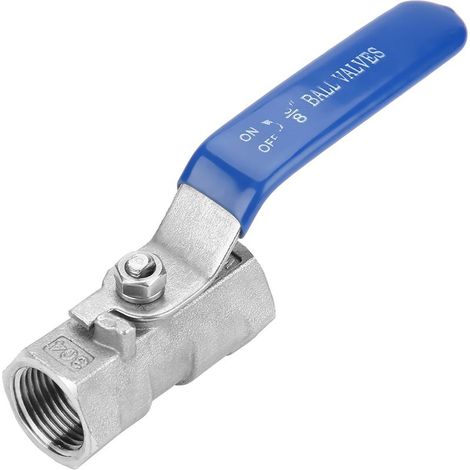 Outil de commande de vanne à bille à filetage femelle en acier inoxydable sanitaire 304 (3/8" BSP) (1/4)