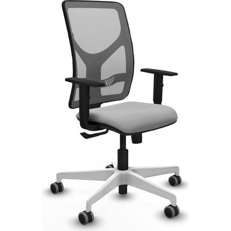 Sedia ergonomica piqueras y crespo Motilla nero 120 kg braccioli regolabili (1/2)